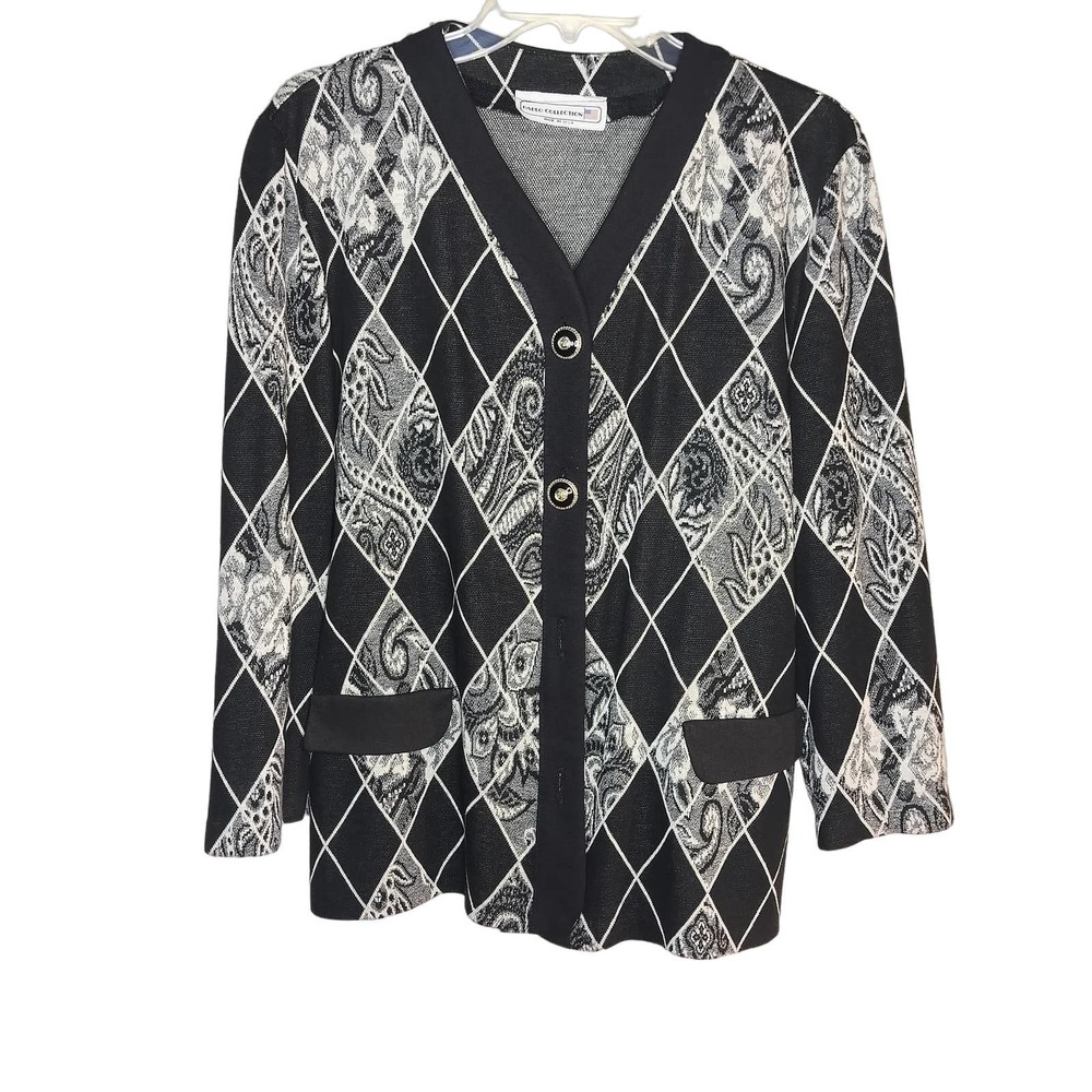 Pablo Collection Vintage Cardigan Button Up Sweater Size Large